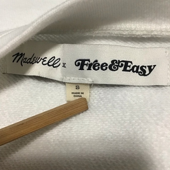 Madewell x Free & Easy® Rainbow Graphic Crewneck Sweatshirt Size Small. - Picture 8 of 11